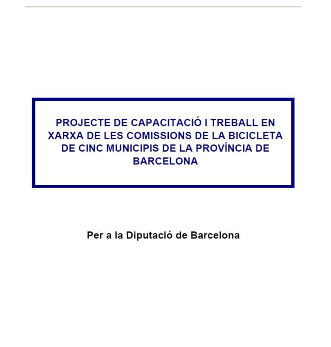 Bones pràctiques internacionals de participació ciutadana en la promoció de l’ús de la bicicleta