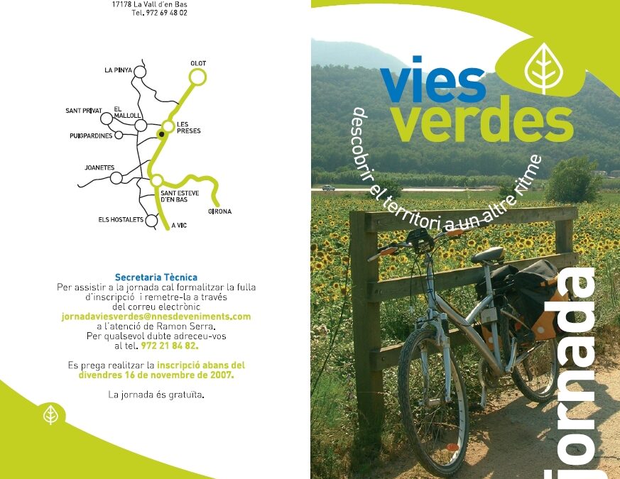 Dinamització i conducció de la Jornada Vies Verdes: descobrir el territori a un altre ritme