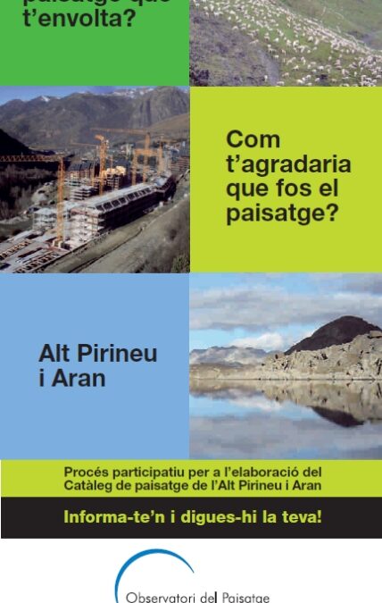 Participació ciutadana en els catàlegs del paisatge de Catalunya