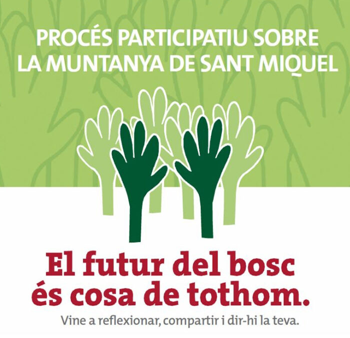 Procés participatiu vinculat a l’elaboració del pla d’ordenació de la forest Muntanya de Sant Miquel